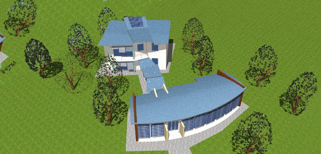 Flora Expò:<br>
edificio per la vendita e l'esposizione dei fiori con annessa residenza