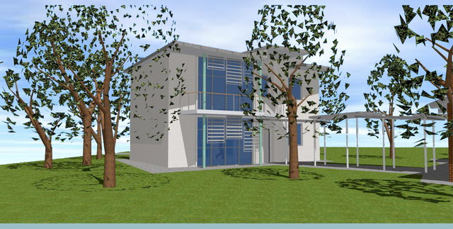 Flora Expò:<br>
edificio per la vendita e l'esposizione dei fiori con annessa residenza