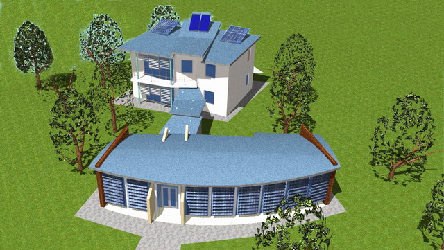 Flora Expò:<br>
edificio per la vendita e l'esposizione dei fiori con annessa residenza
