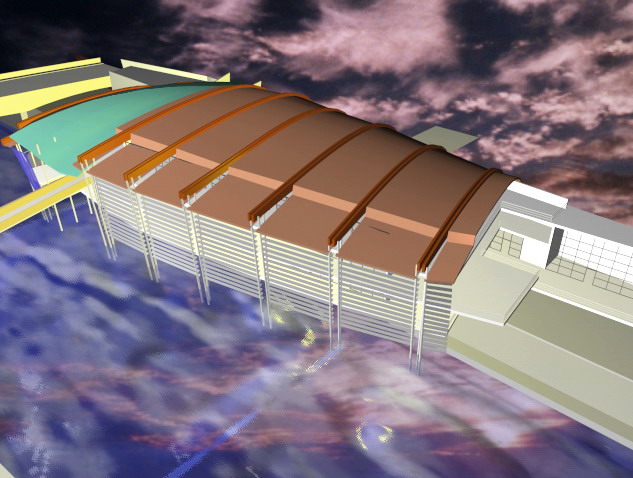 Una immagine delle tavole di render realizzate
