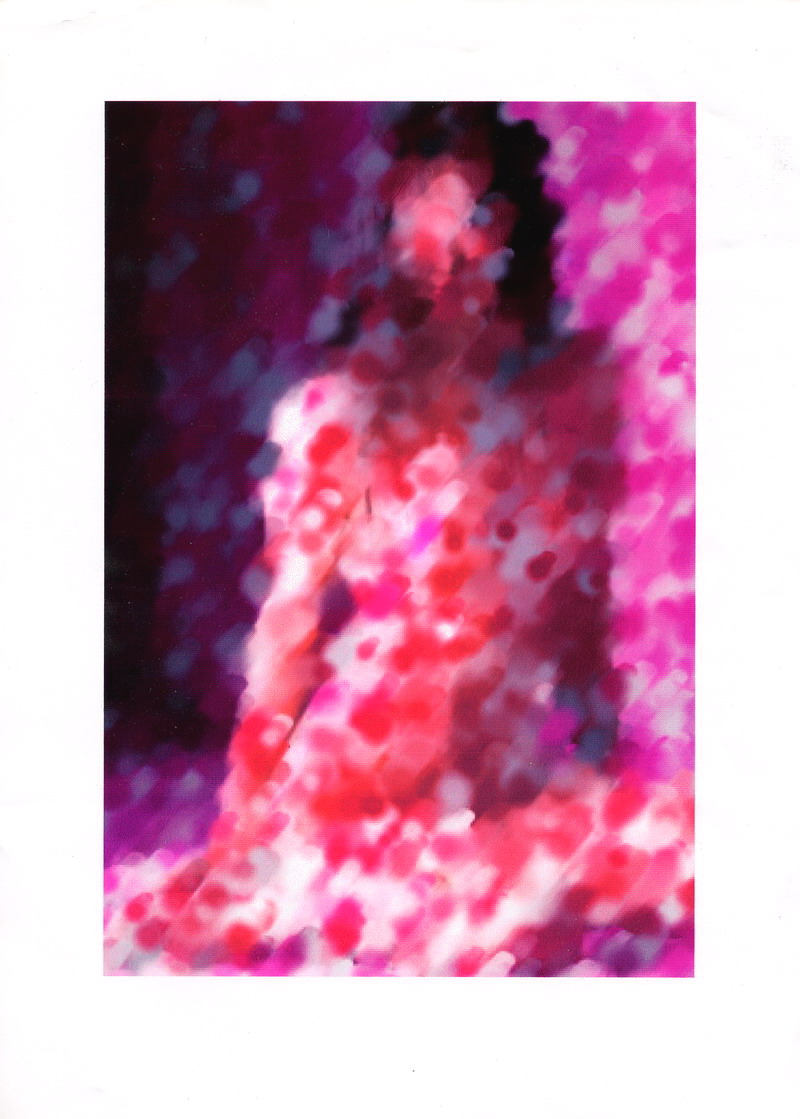 Digital art: "La donna misteriosa".